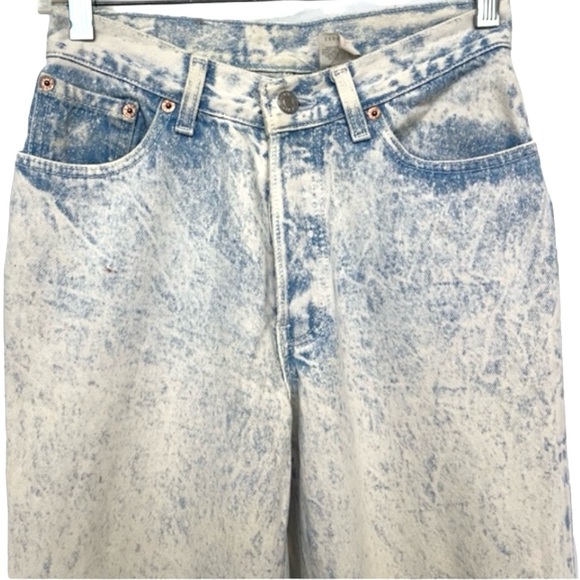 Vintage Levi’s Acid Wash High Waisted Jeans - Picture 1 of 12